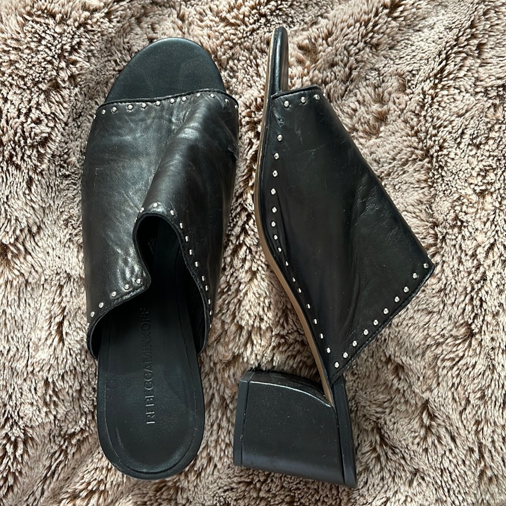 Rebecca Minkoff Black Leather Heels